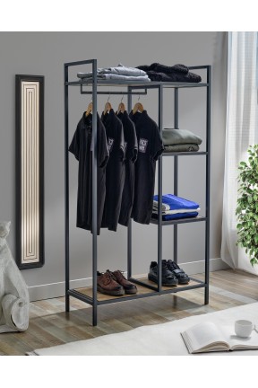 Elbise Dolabı , Açık Zarif Gardırop , Metal Elbise Dolabı , Elbise Rafı , Modern Gardırop 